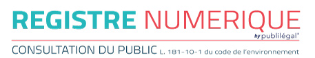 CONSULTATION DU PUBLIC L181-10-1 du code de l'environnement